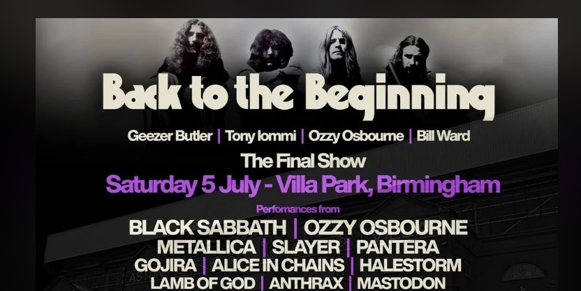 Black Sabbath Back to the Beginning Black Sabbath Back to the Beginning 2025
