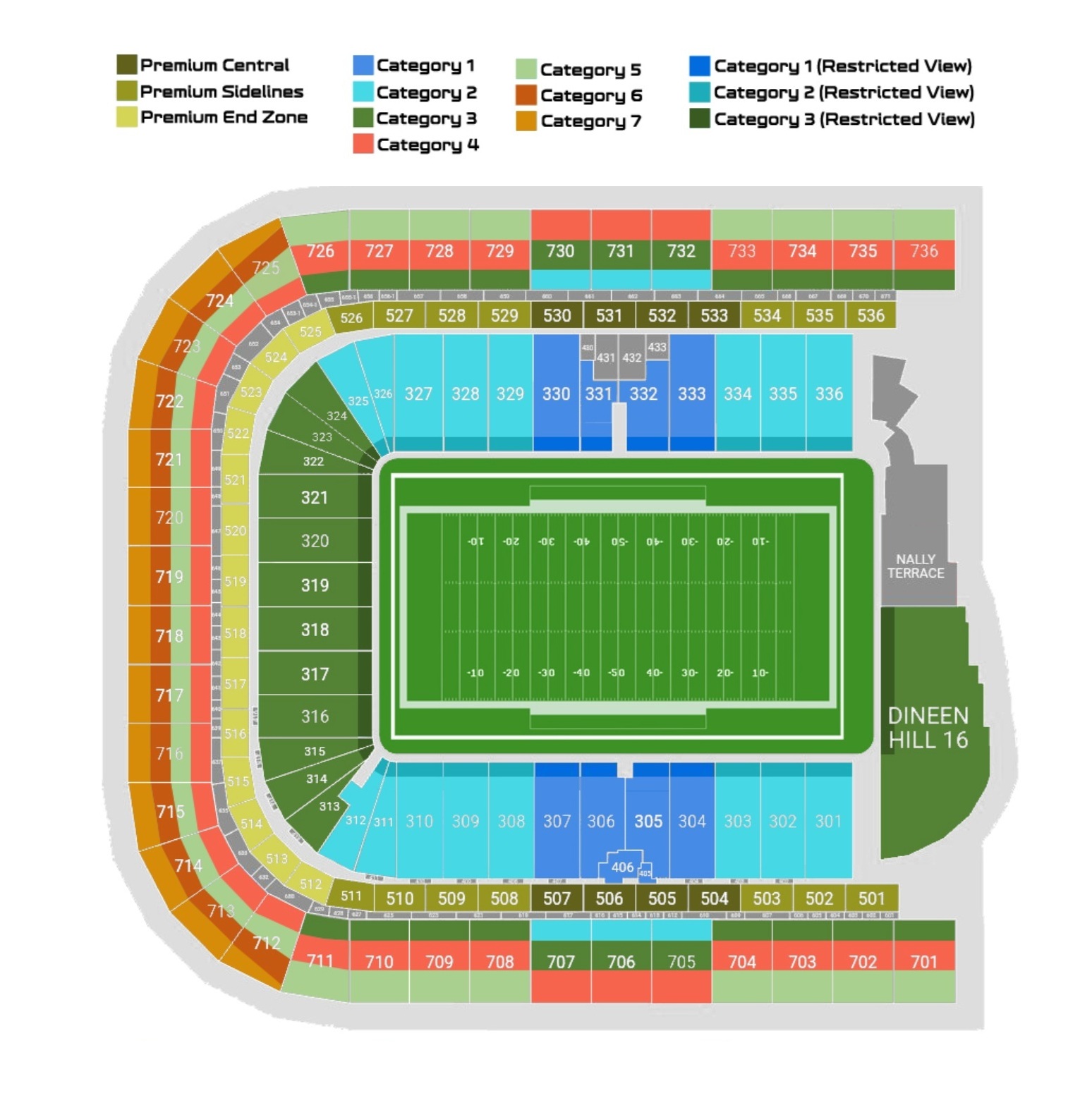 Croke Park Pittsburgh Steelers Vs Minnesota Vikings Venue Seating Plan