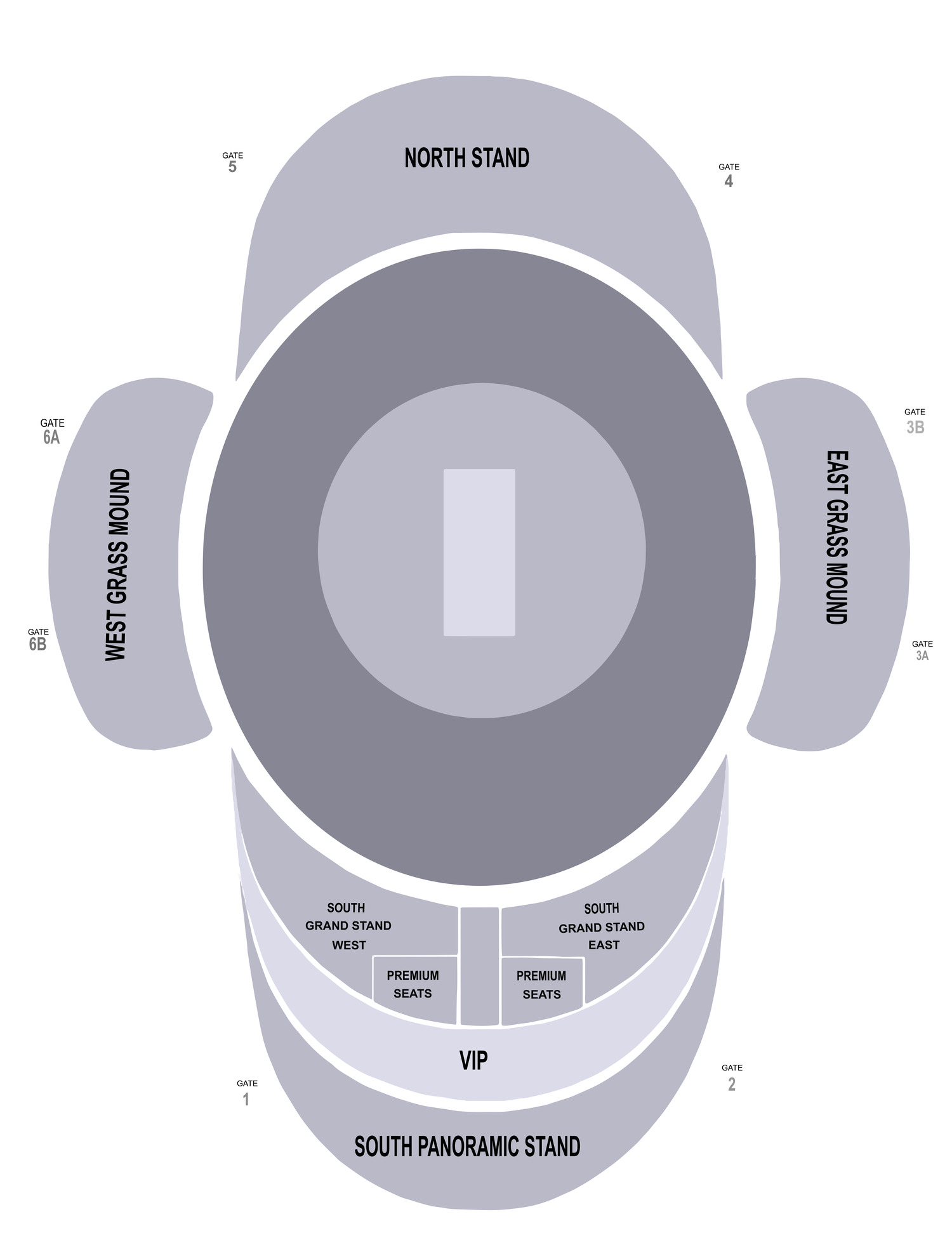Sheikh Zayed Cricket Stadium A2 vs B1 Venue Seating Plan