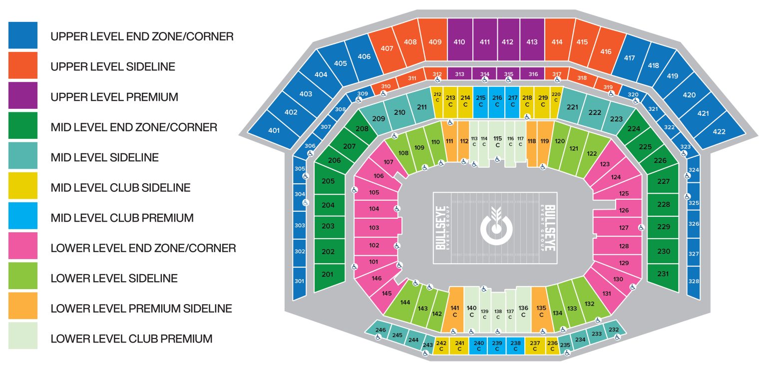 Levis San Francisco Bay Area Stadium Super Bowl LX Venue Seating Plan