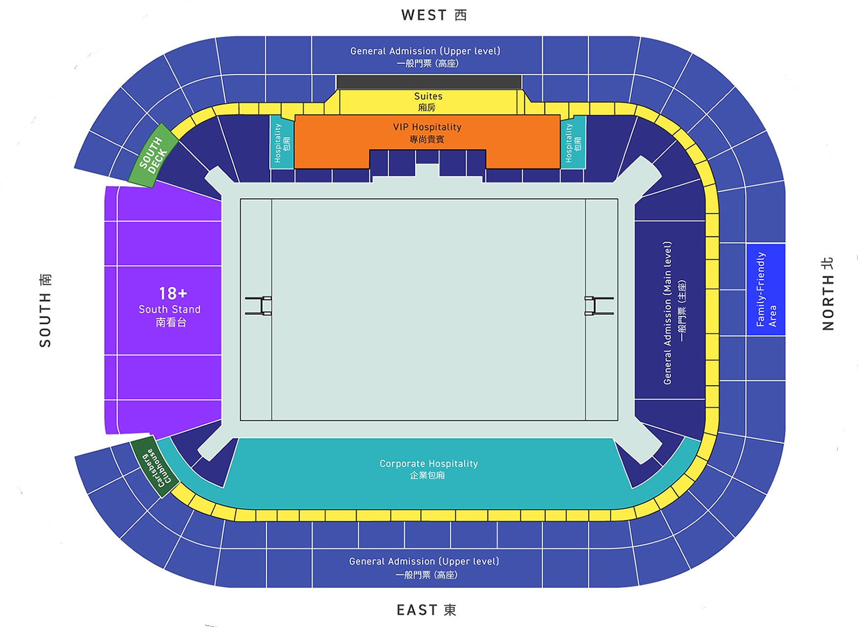 Kai Tak Sports Park Hong Kong Sevens Venue Seating Plan
