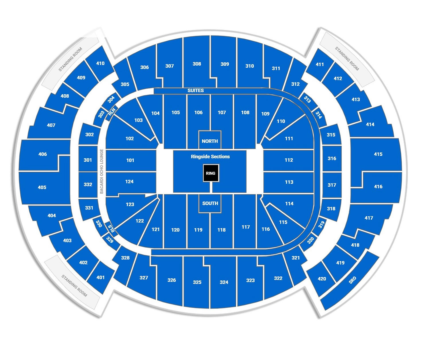 Kaseya Center Anthony Joshua Vs Jake Paul Venue Seating Plan