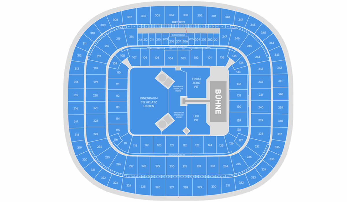 Allianz Arena BTS Munich Venue Seating Plan