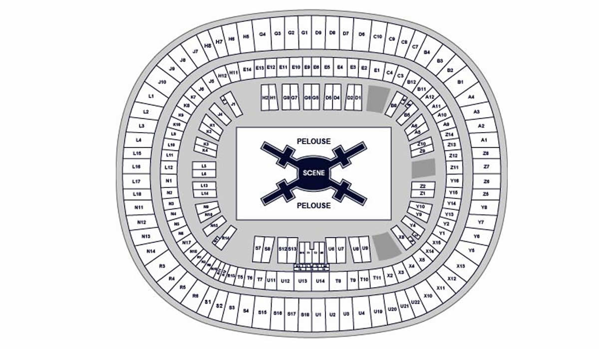 Stade De France BTS Paris Venue Seating Plan