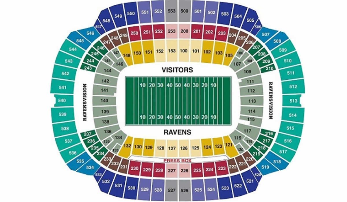 M and T Bank Stadium Springboks Vs All Blacks Venue Seating Plan