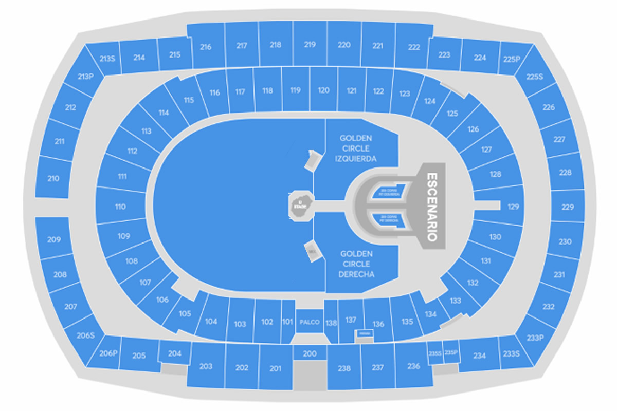 Estadi Olímpic Lluis Companys Oasis Barcelona Venue Seating Plan