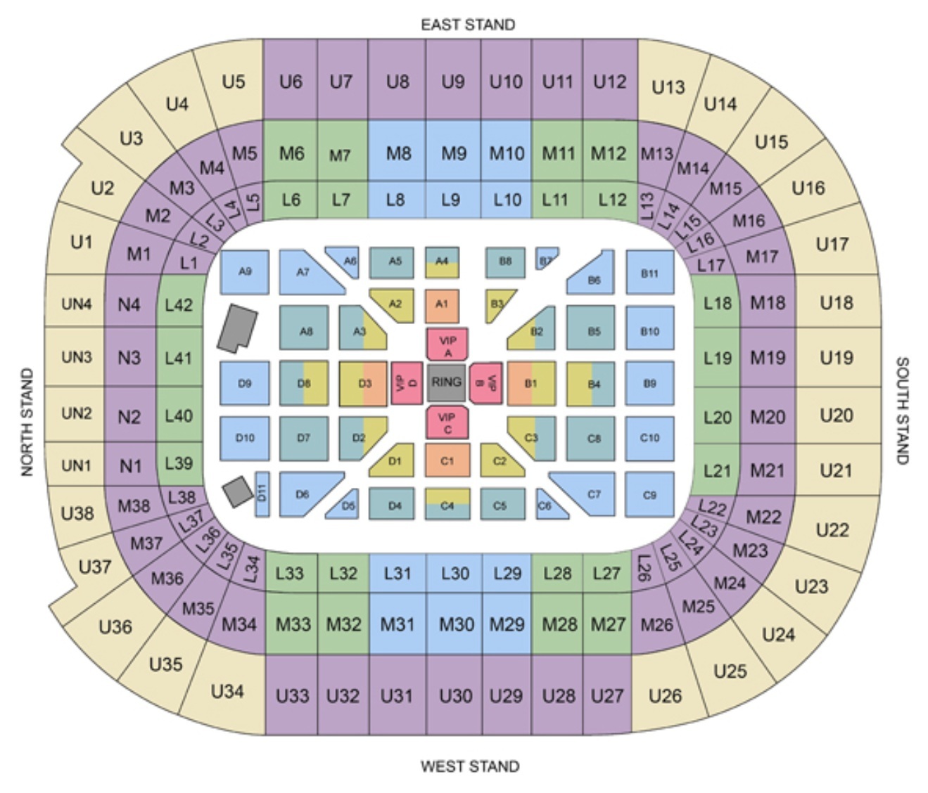 Principality Stadium Anthony Joshua Vs Tyson Fury Venue Seating Plan