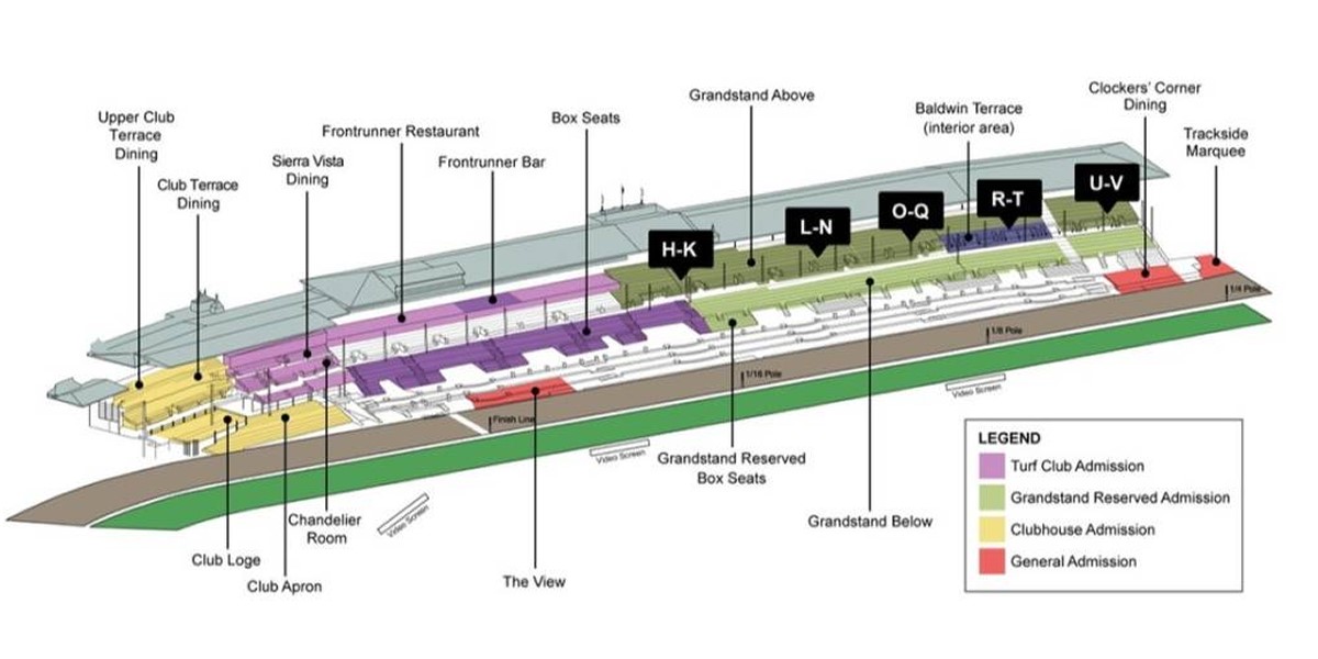 Santa Anita Park Olympic Equestrian Venue Seating Plan