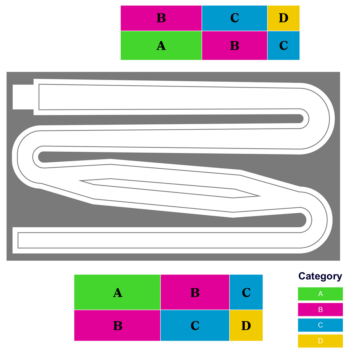 Valley Complex 4 Olympic Cycling BMX Racing Venue Seating Plan