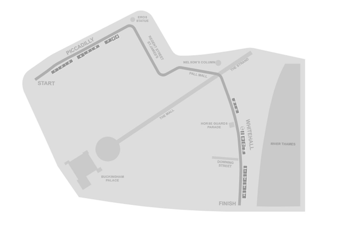 City of Westminster London Parade Venue Seating Plan