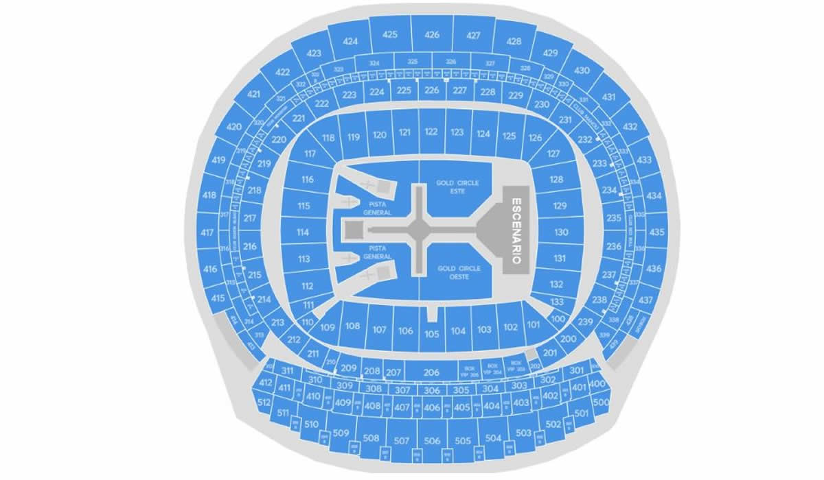Metropolitano Stadium BTS Madrid Venue Seating Plan