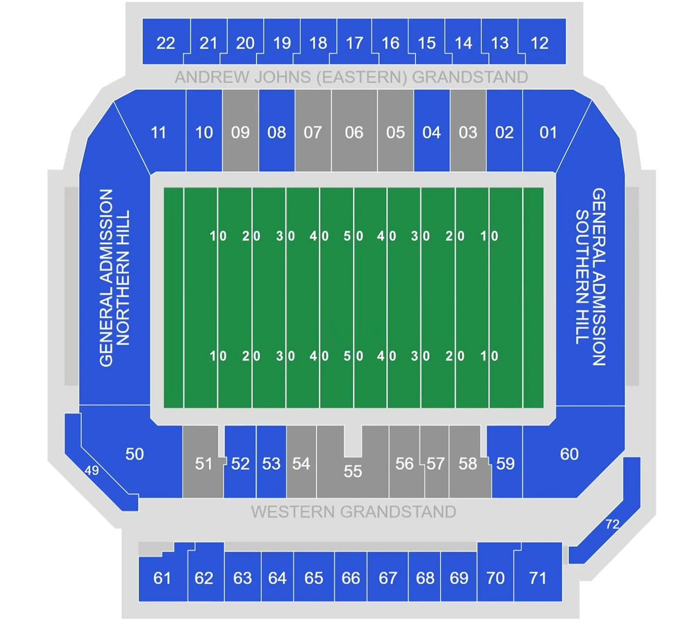 McDonald Jones Stadium Fiji Vs Spain Venue Seating Plan