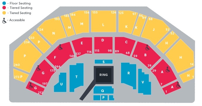 3Arena Tyson Fury vs TBC Venue Seating Plan
