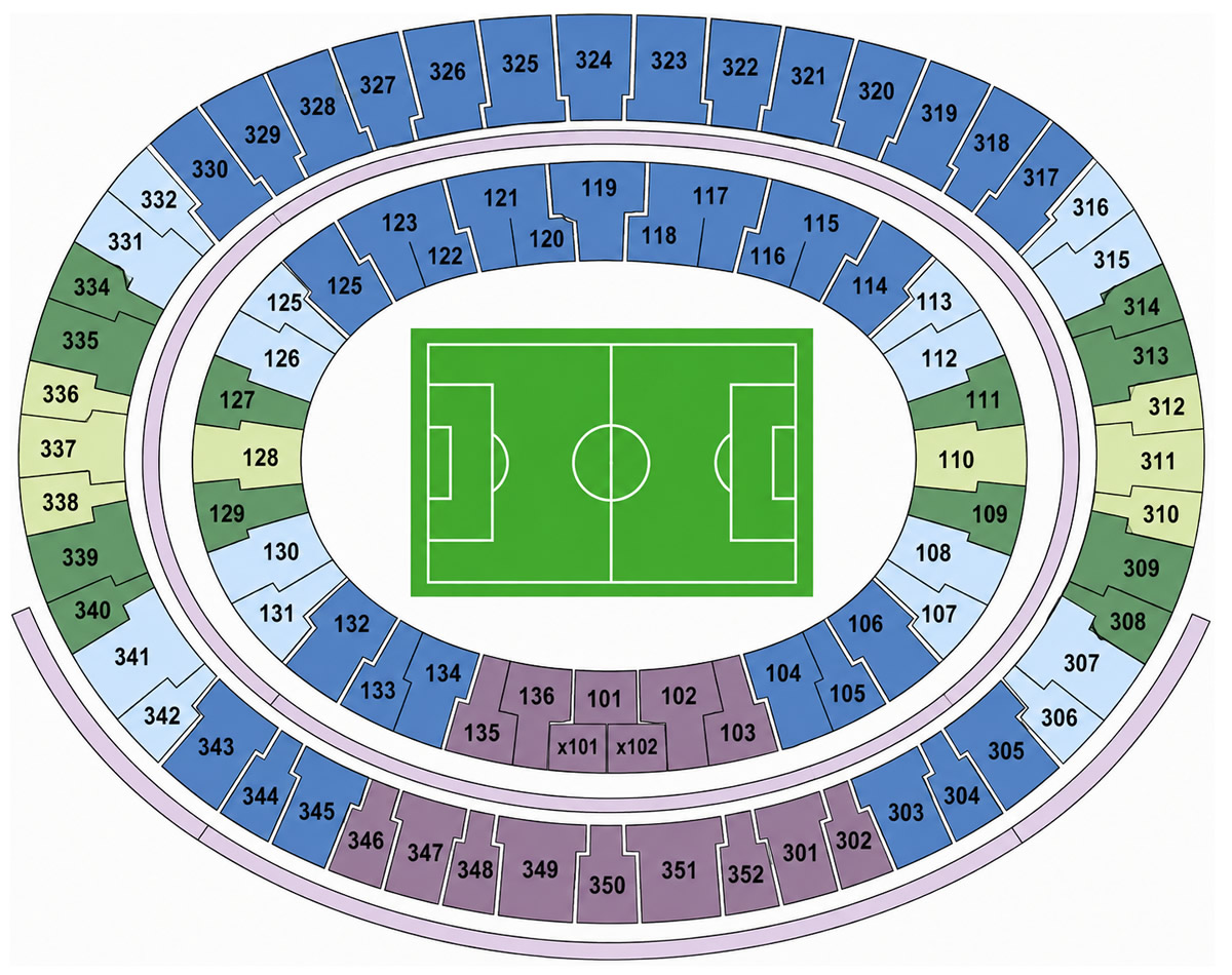  Estadio Beira-Rio FIFA Women World Cup Match 20 Venue Seating Plan