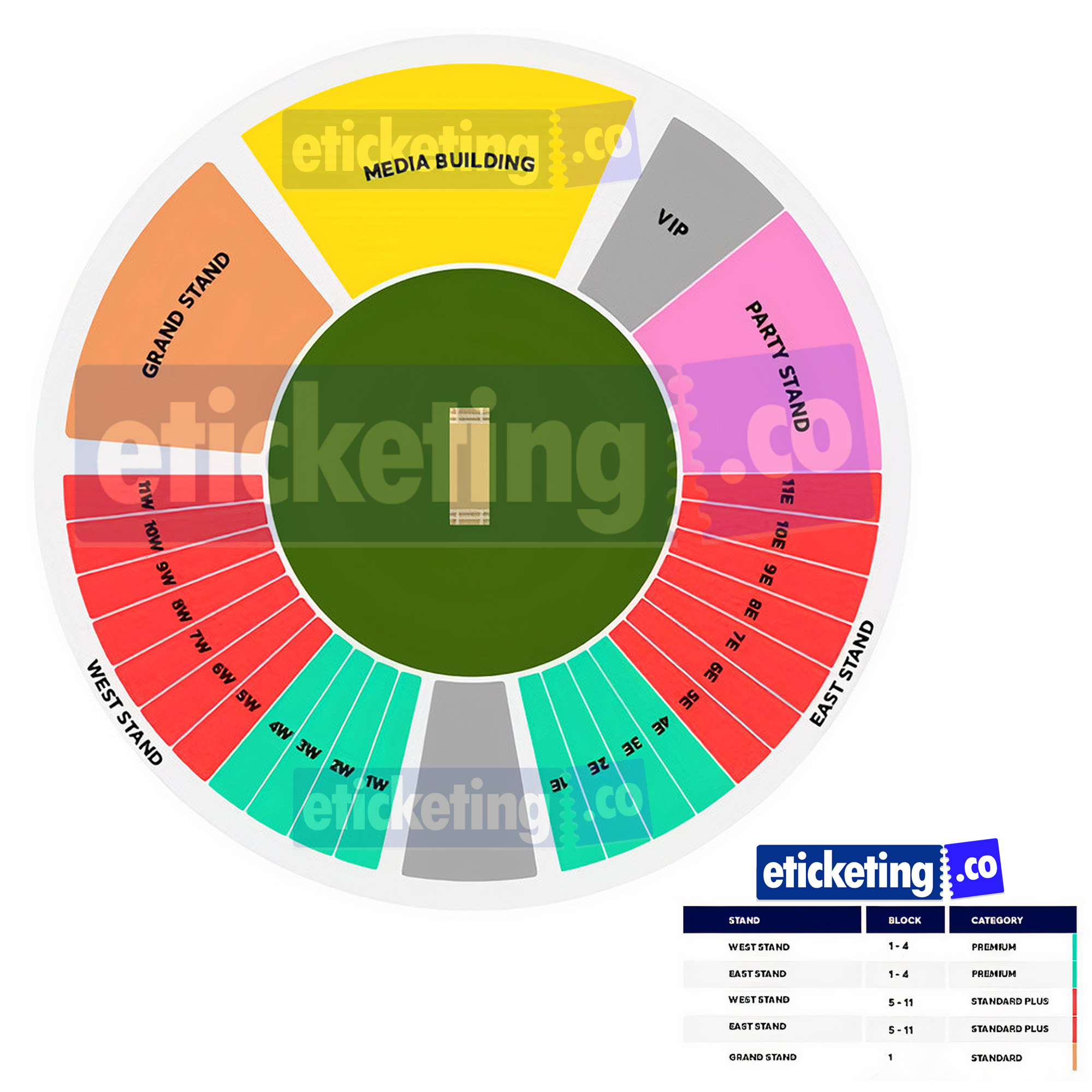 Central Broward Regional Park & Stadium Sri Lanka vs Nepal Venue Seating Plan