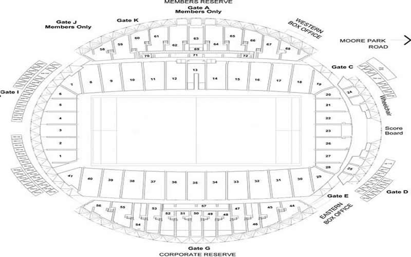 Sydney Football Stadium Lions vs NSW Waratahs Venue Seating Plan