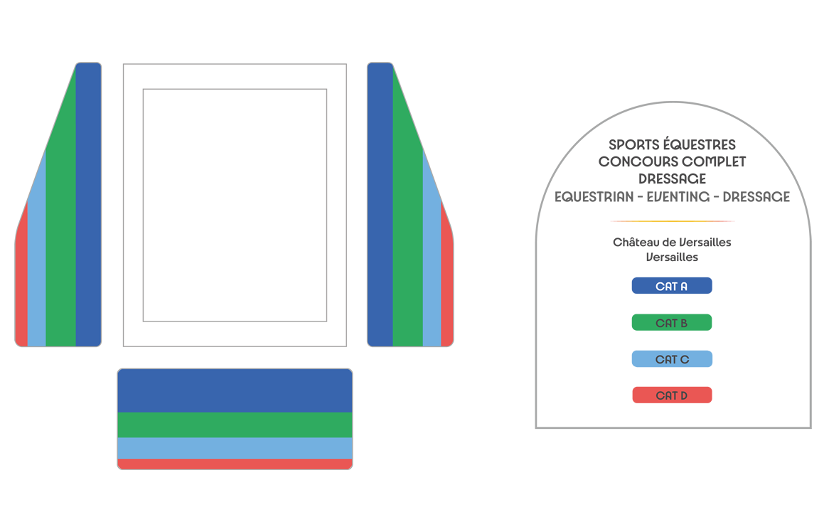 Chateau de Versailles - Equestrian Eventing Olympic Equestrian Eventing Venue Seating Plan