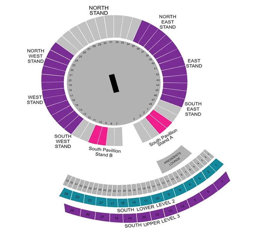 Maharashtra Cricket Association Stadium England Vs Netherlands Venue Seating Plan