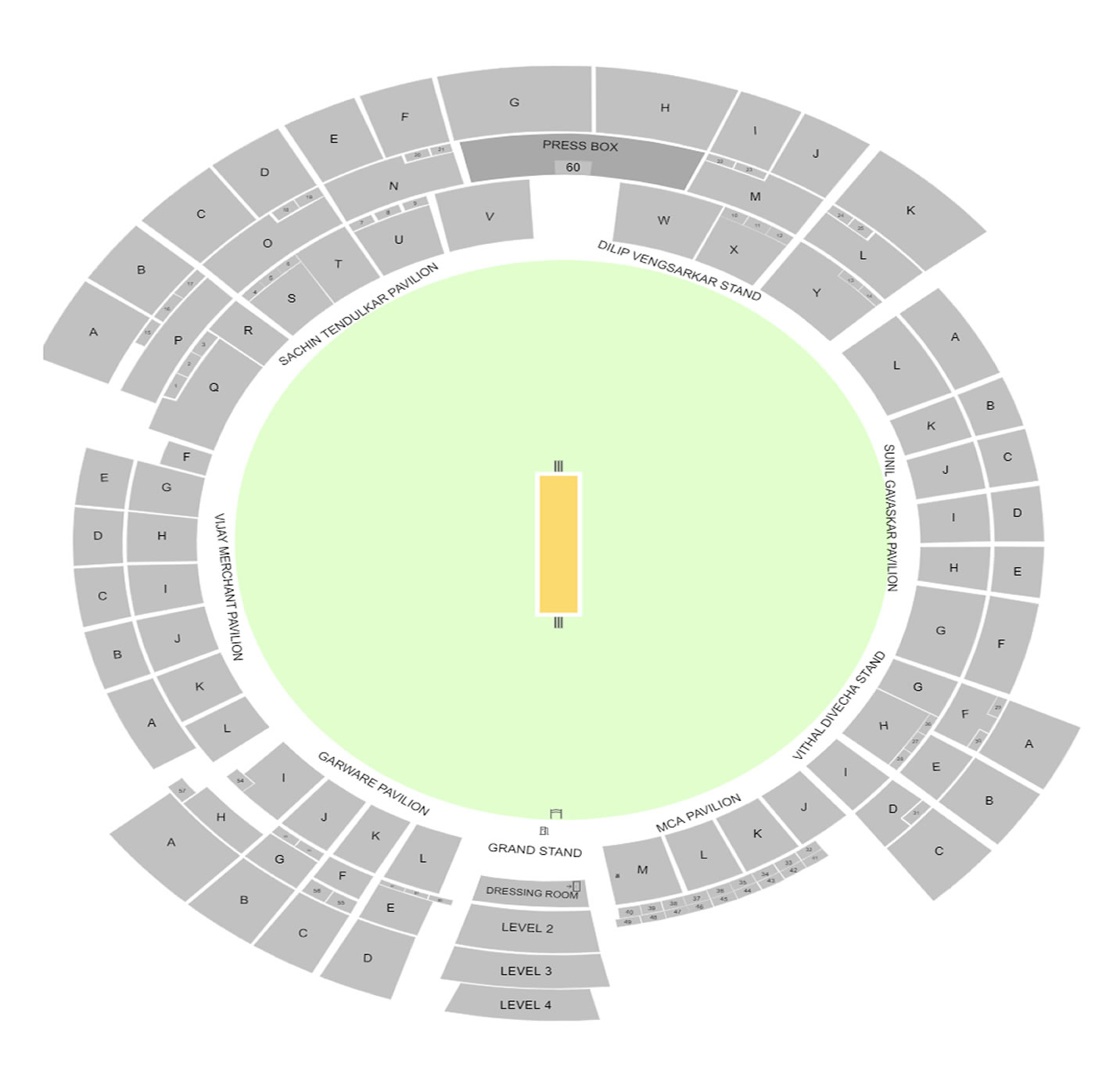 Wankhede Stadium India Vs Sri Lanka Venue Seating Plan