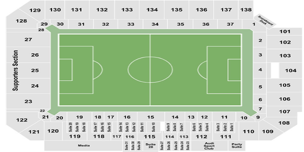 Exploria Stadium Leon Vs CR Flamengo Venue Seating Plan
