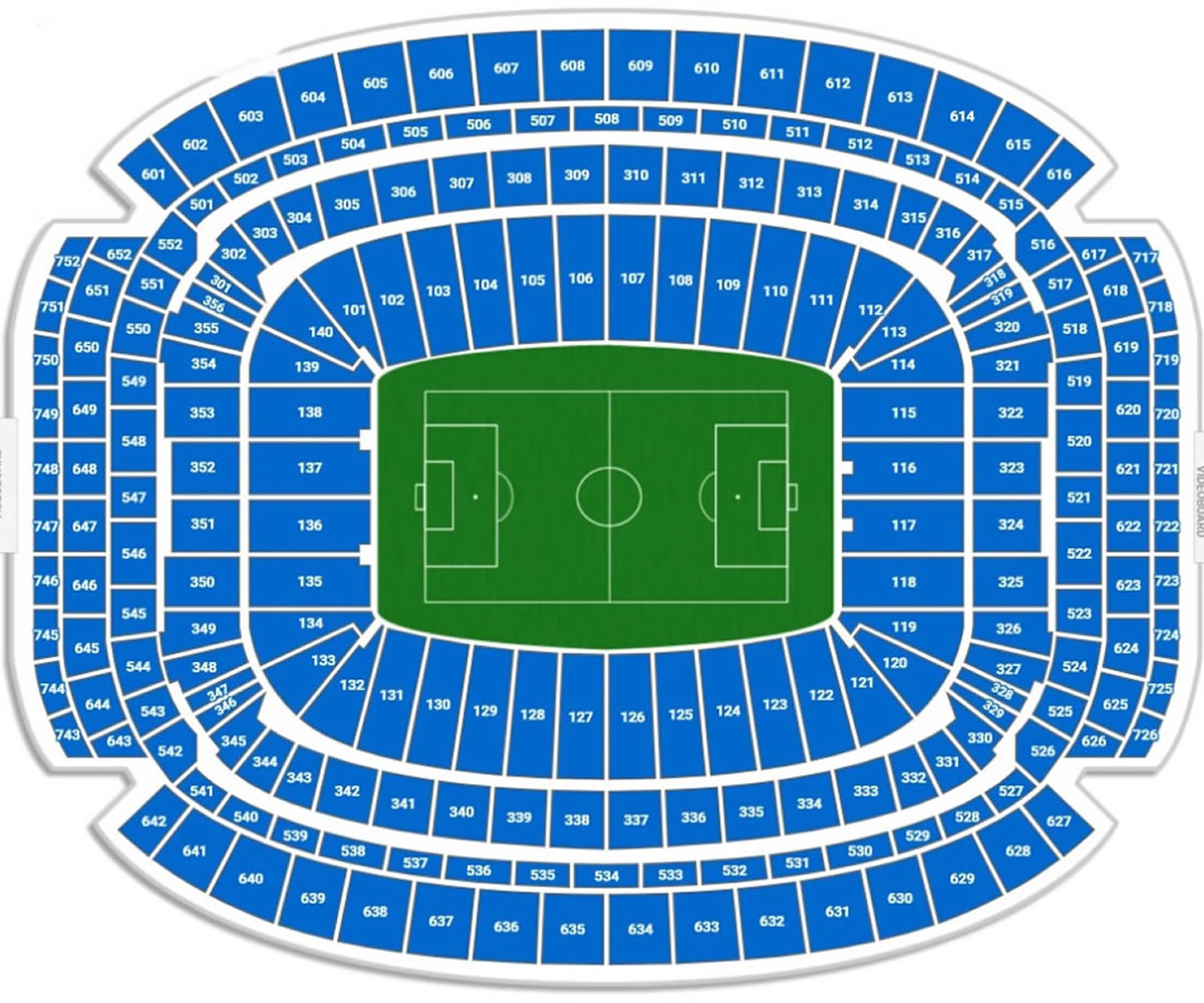 NRG Stadium FIFA World Cup Match 90 Venue Seating Plan