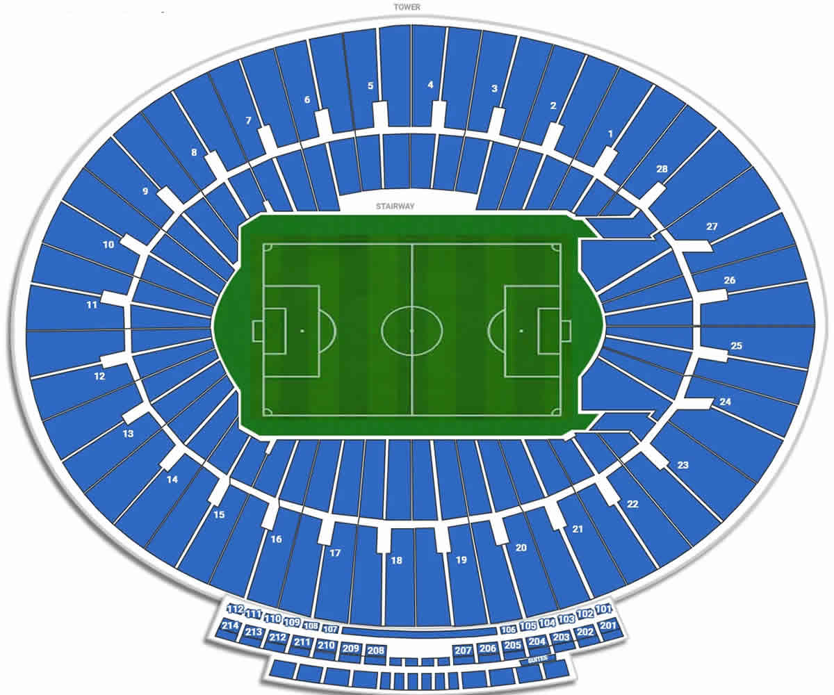 Rose Bowl Stadium Paris Saint Germain Vs Botafogo Venue Seating Plan