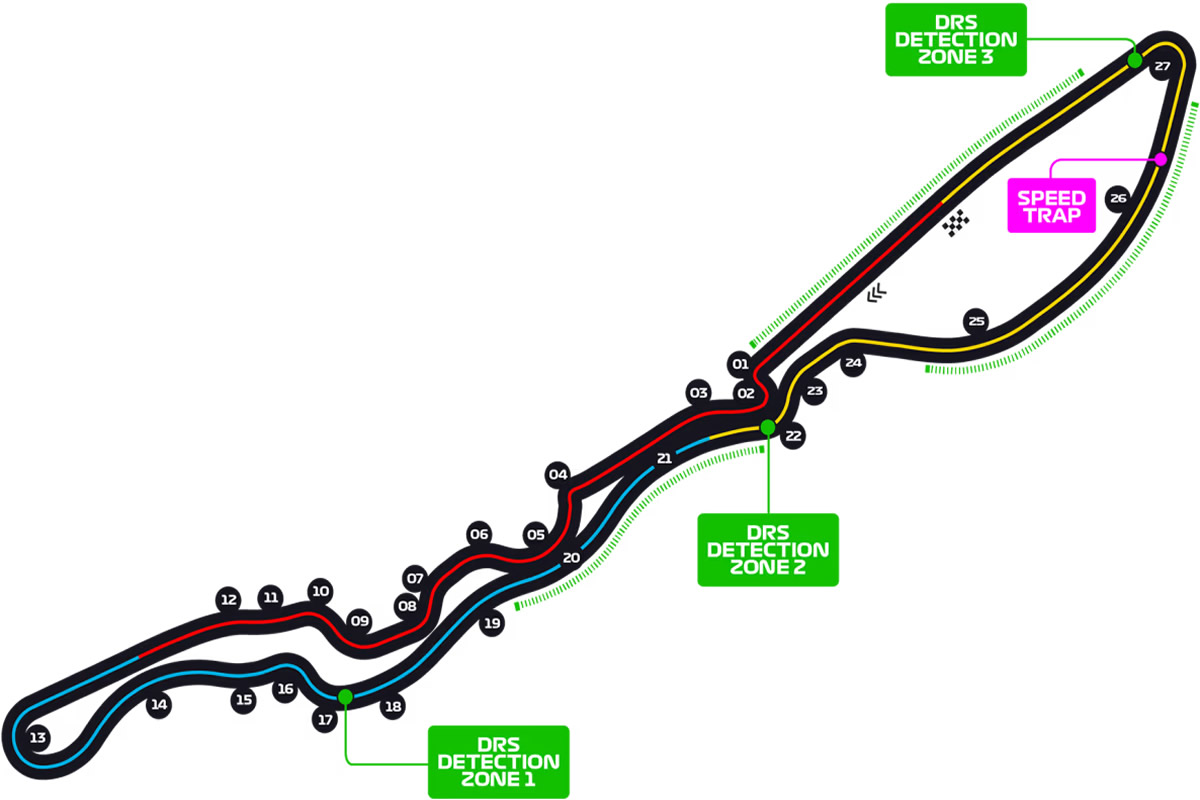 Jeddah Street Circuit Saudi Arabian Grand Prix Friday Venue Seating Plan