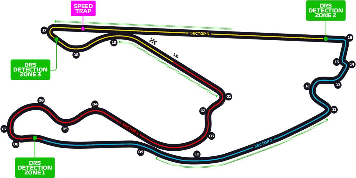Miami International Autodrome Miami Grand Prix Sunday Venue Seating Plan