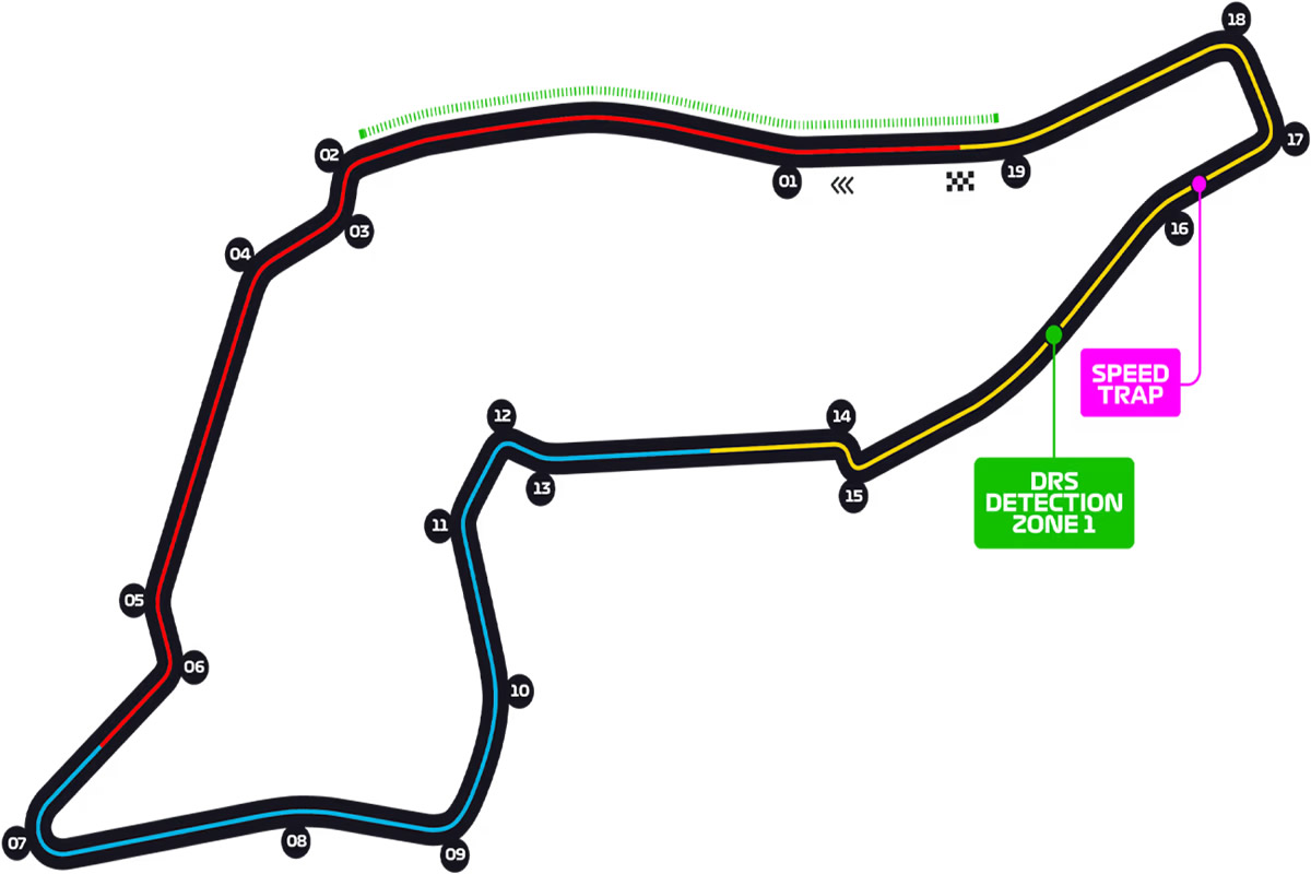 Imola Circuit Emilia Romagna Grand Prix Friday Venue Seating Plan