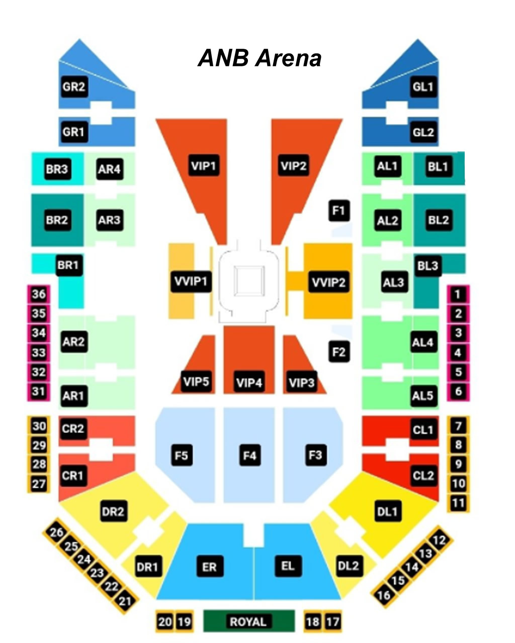 ANB Arena Canelo Alvarez Vs William Scull Venue Seating Plan