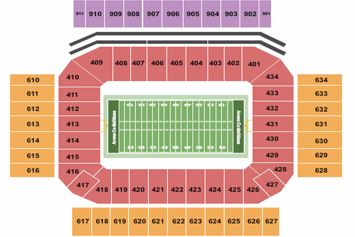 Corinthians Arena Los Angeles Chargers Vs TBC Venue Seating Plan