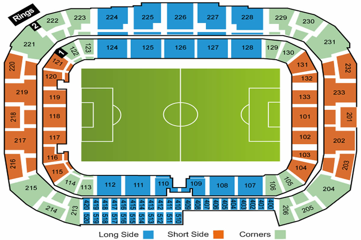 Red Bull Arena Conference League Final Venue Seating Plan
