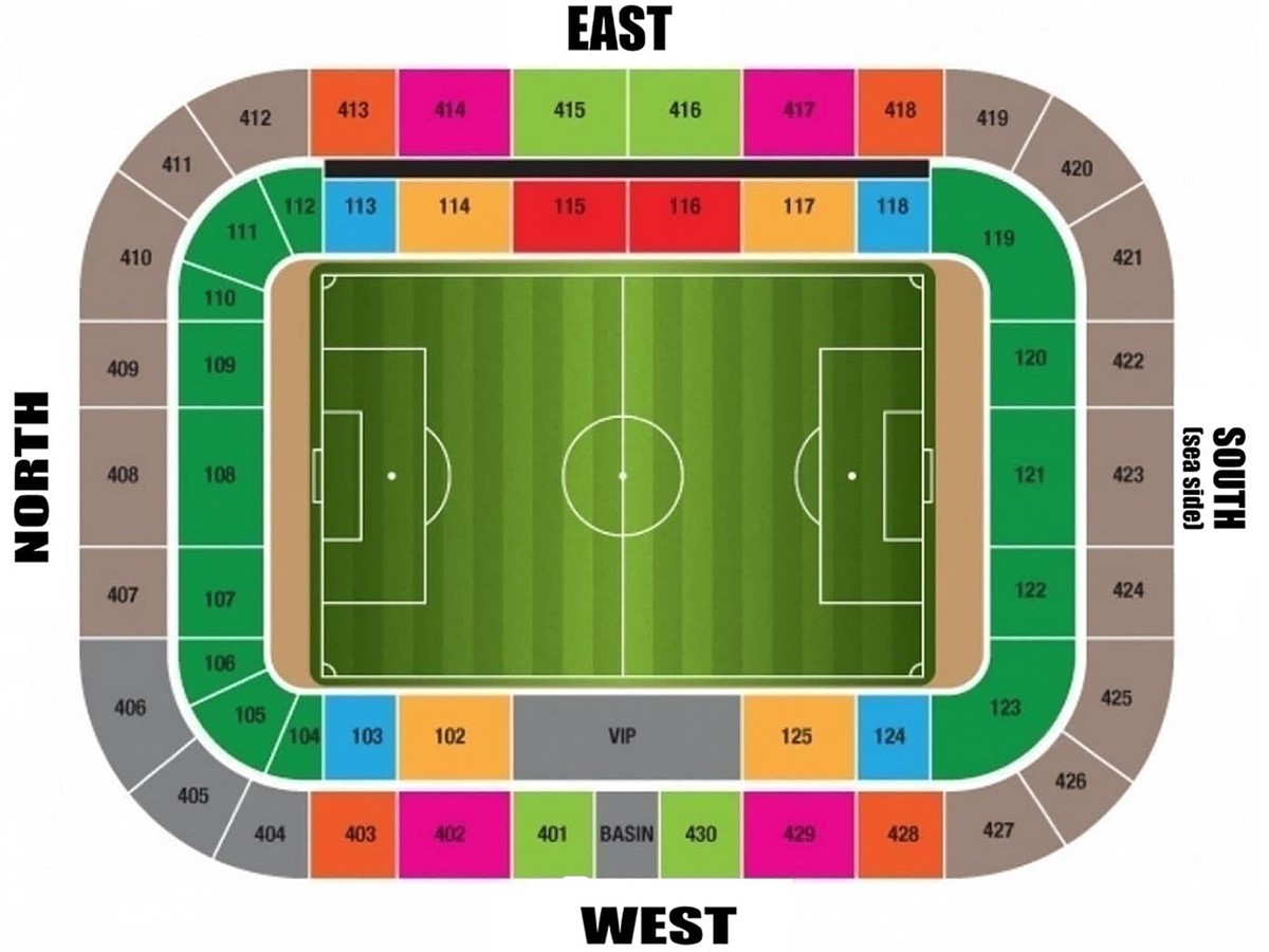 Besiktas Park Europa League Final Venue Seating Plan