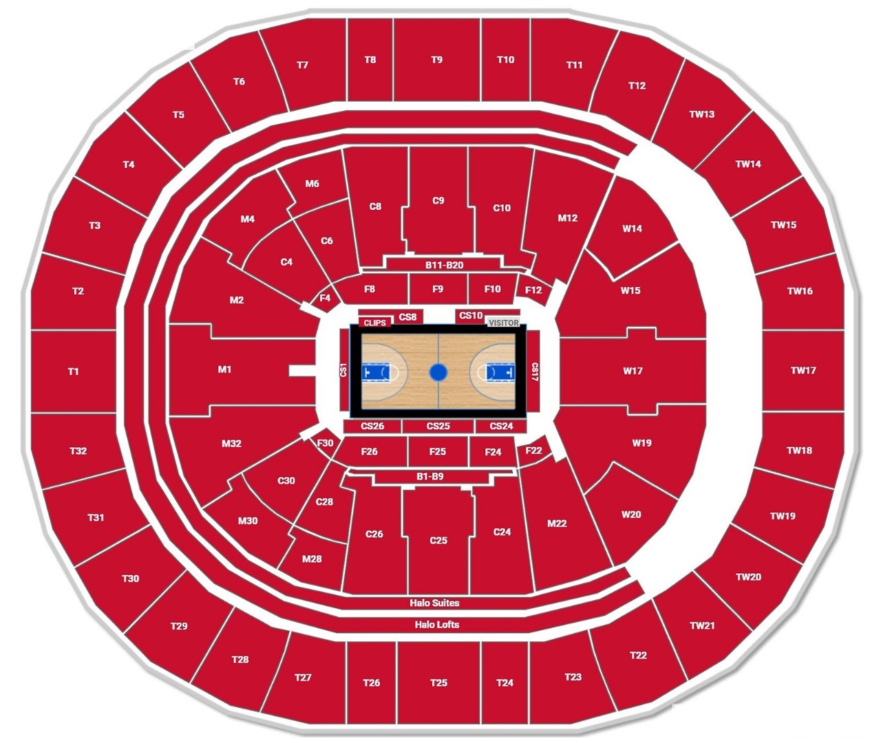 Inglewood Dome Olympic Basketball Venue Seating Plan