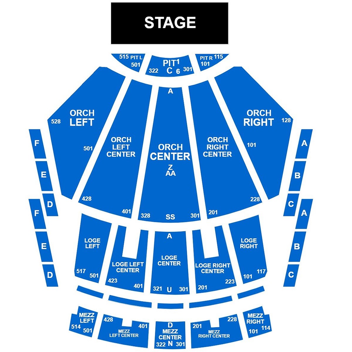 Peacock Theater Olympic Boxing Venue Seating Plan